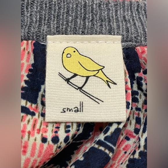 Anthropologie "Little Yellow Bird" brand sweater Small - Picture 7 of 8